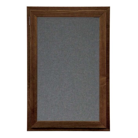 United Visual Products Outdoor Enclosed Combo Board, 42"x32", Satin Frame/Black & Rubber UVCB4232OD-BLACK-RUBBER